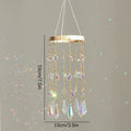 Crystal Suncatcher Rainbow Wind Chimes - Outdoor Home Garden Decor