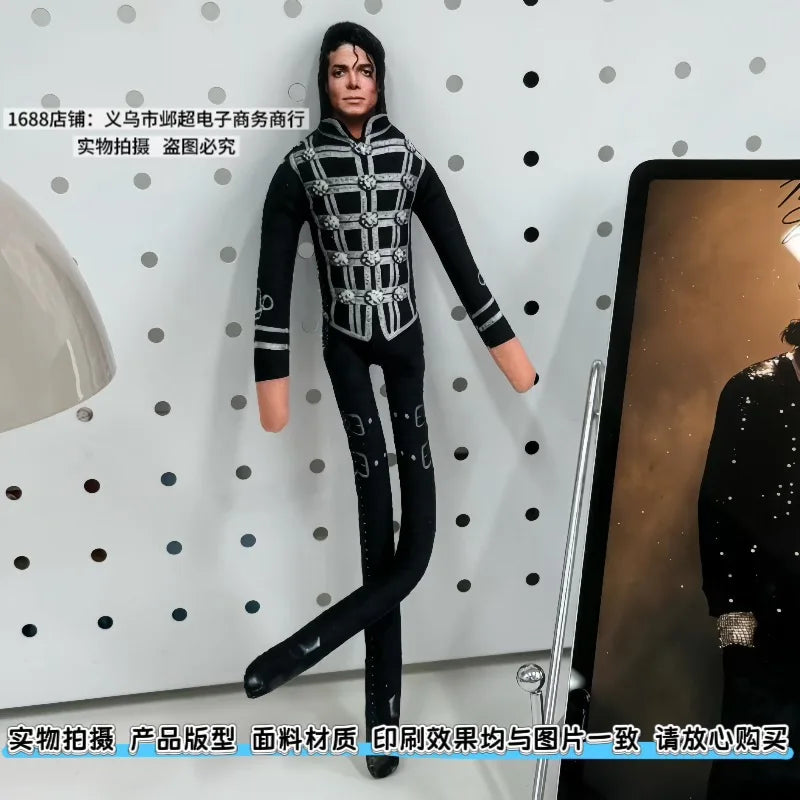 Funny Michael Jackson Action Figure - Abstract Joint Mobility Doll for Party & Decor