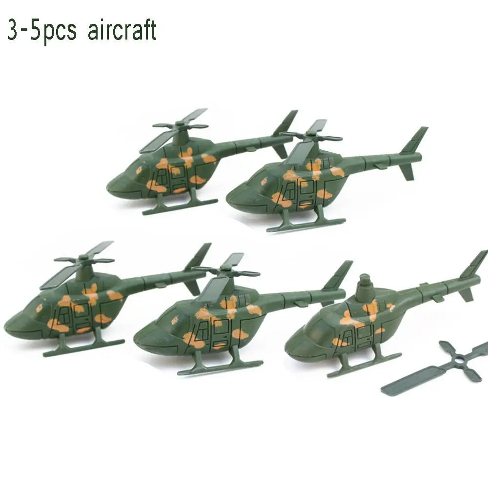 100-Piece Plastic Army Soldier Figures Set with Vehicles & Accessories for Kids
