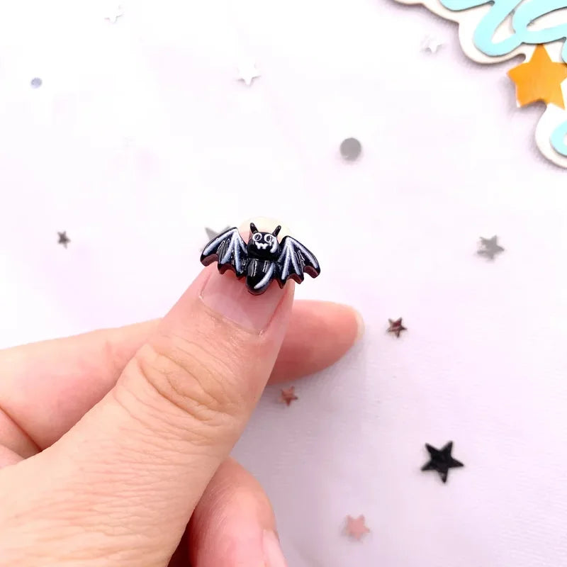 30pcs Colorful Resin Mini Figurines Halloween Decor Craft Supplies