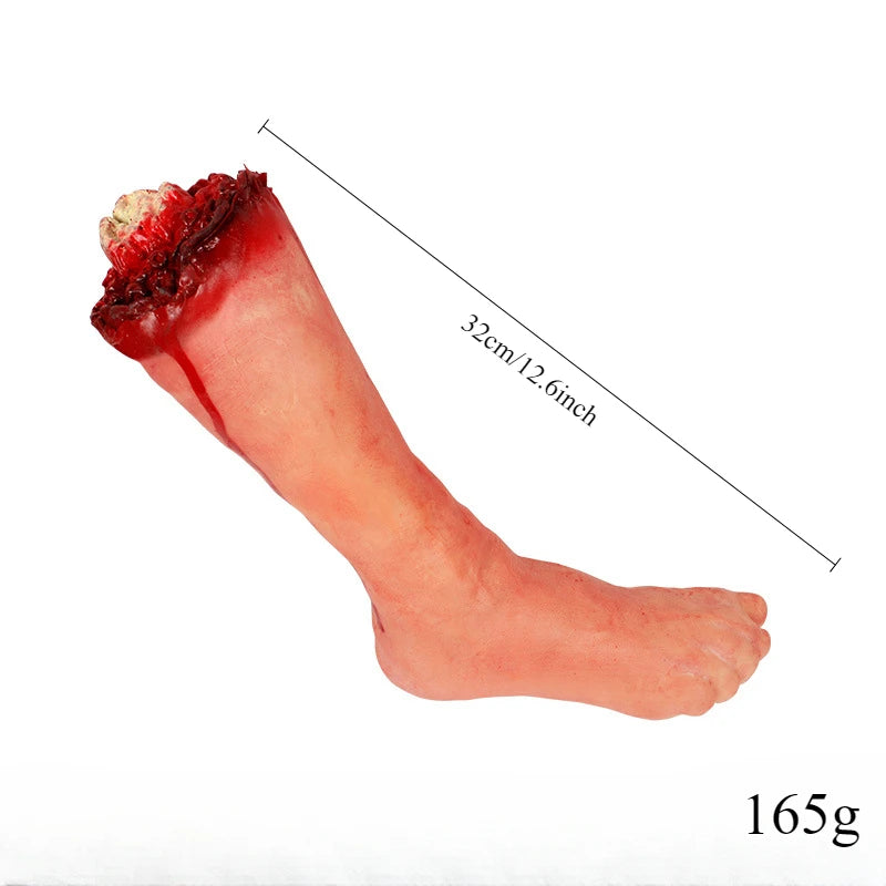 Halloween Bloody Severed Human Arm Prop for Haunted House Yard Decor