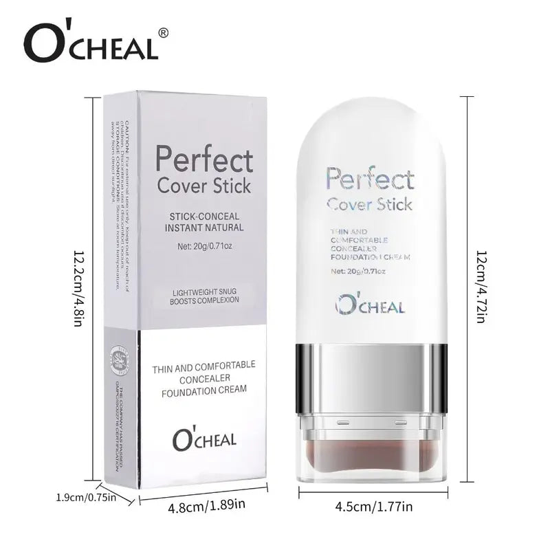 Waterproof Foundation Stick - Long-lasting Natural Cover Makeup Cream