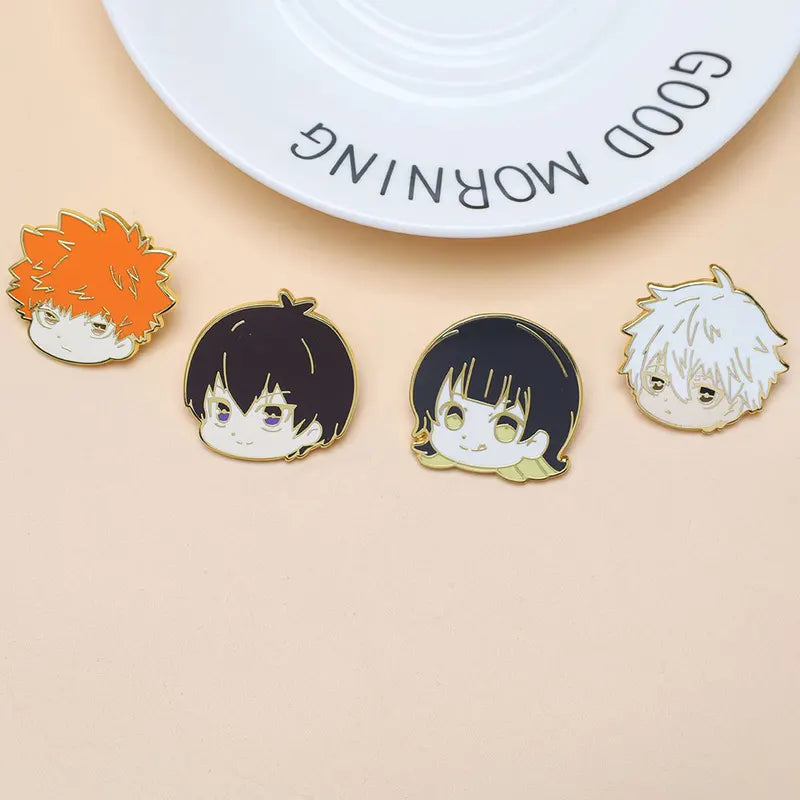 Anime Prison Q Cartoon Character Brooch Enamel Lapel Pin Jewelry Accessory