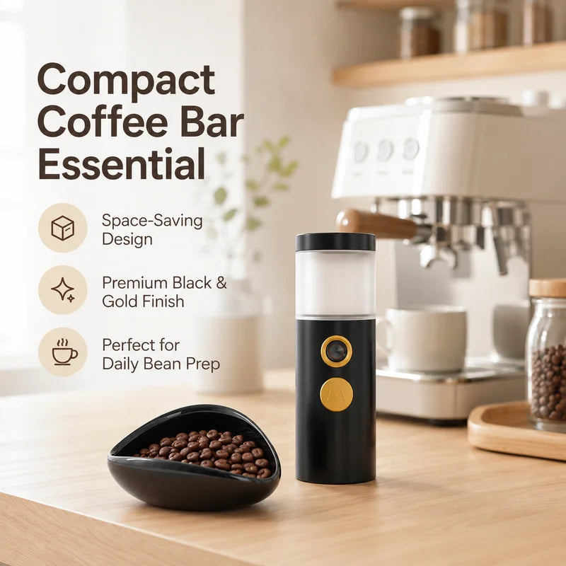 Coffee Bean Humidifier and Dosing Cup Set for Espresso Precision - Multiple Colors