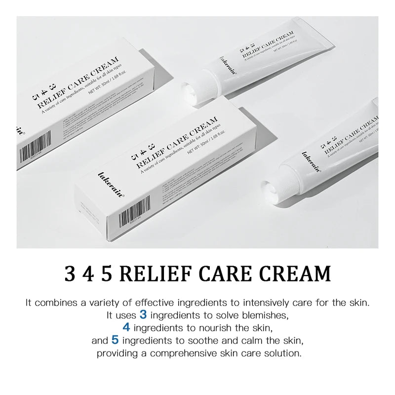 345 Relief Cream - Face Moisturizer for Acne Marks & Brightening