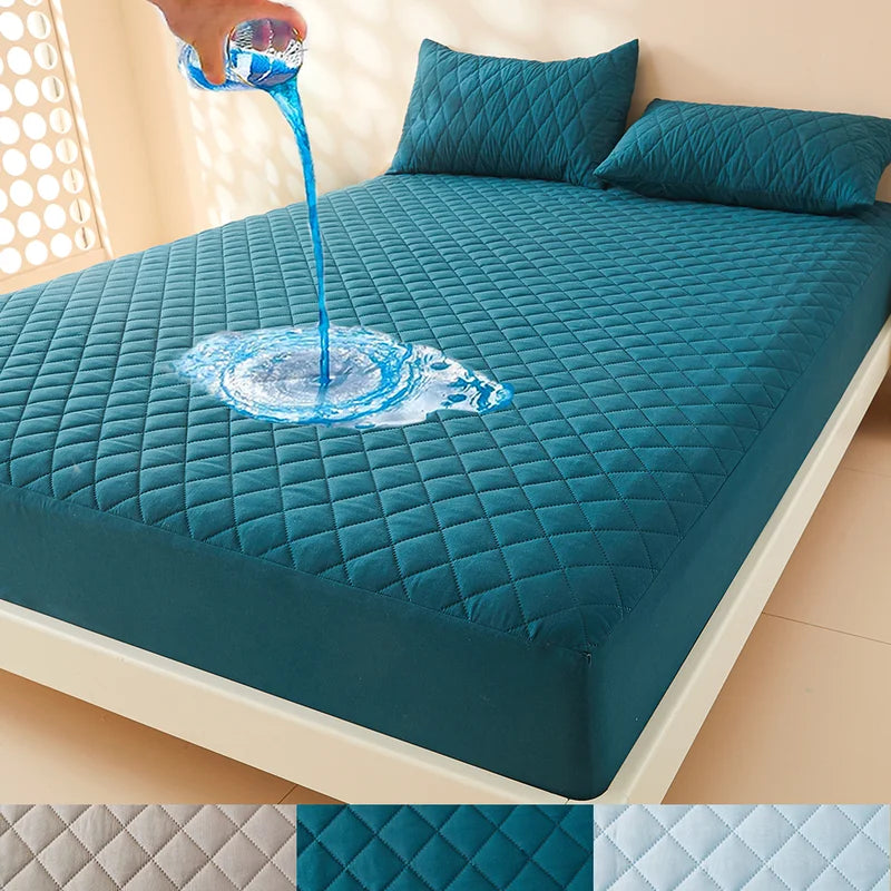 Waterproof Mattress Protector Fitted Sheet - Soft Breathable 3D Air Fabric