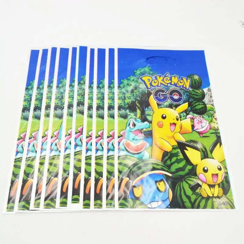Kids Birthday Gift Bags Pack - Pikachu Party Decorations for Kids