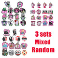 Halloween Pink Ghost PVC Shoe Charm Alligator Charm for Bracelets Kids Adults