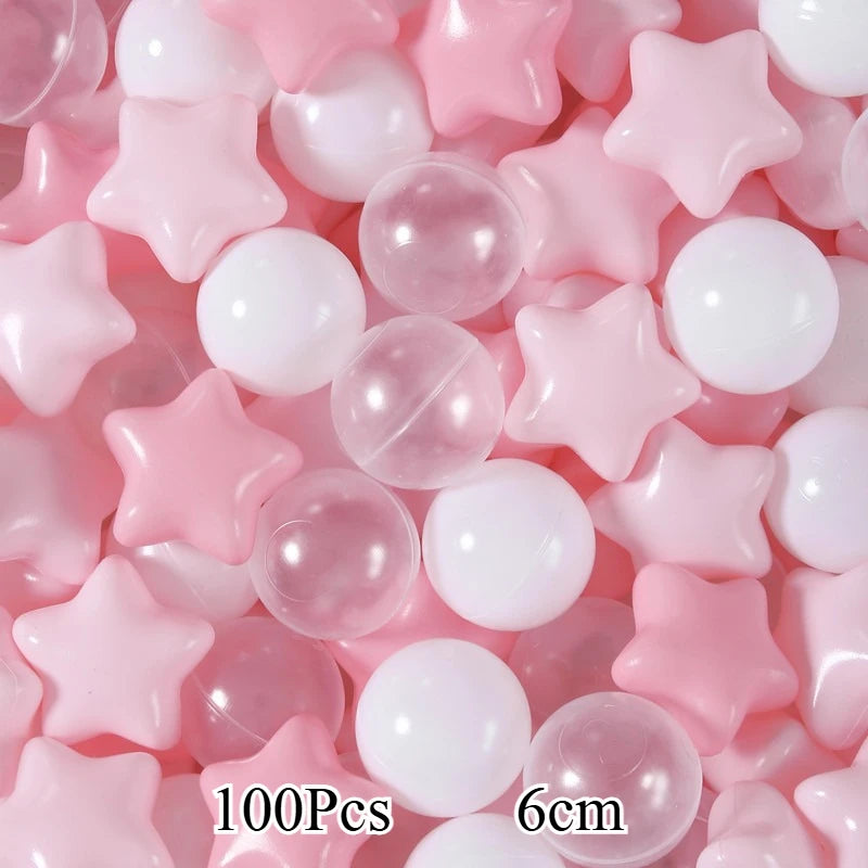 Colorful Ocean Balls Set of 100 Soft Crush-Resistant Toys for Children Toddlers & Infants