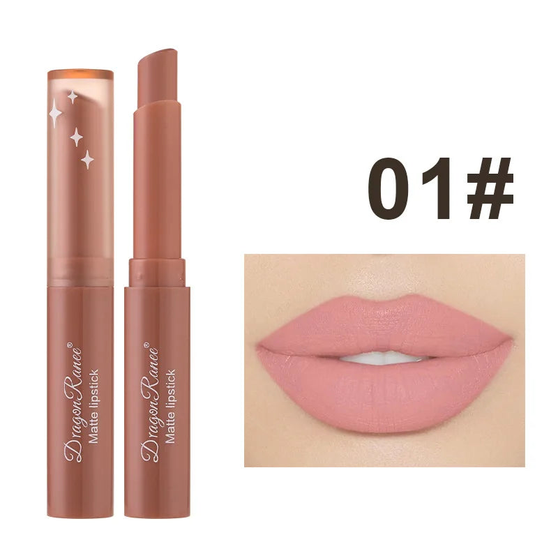 Waterproof Matte Lipstick & Lip Liner Pen Set - Long Lasting, 12 Colors