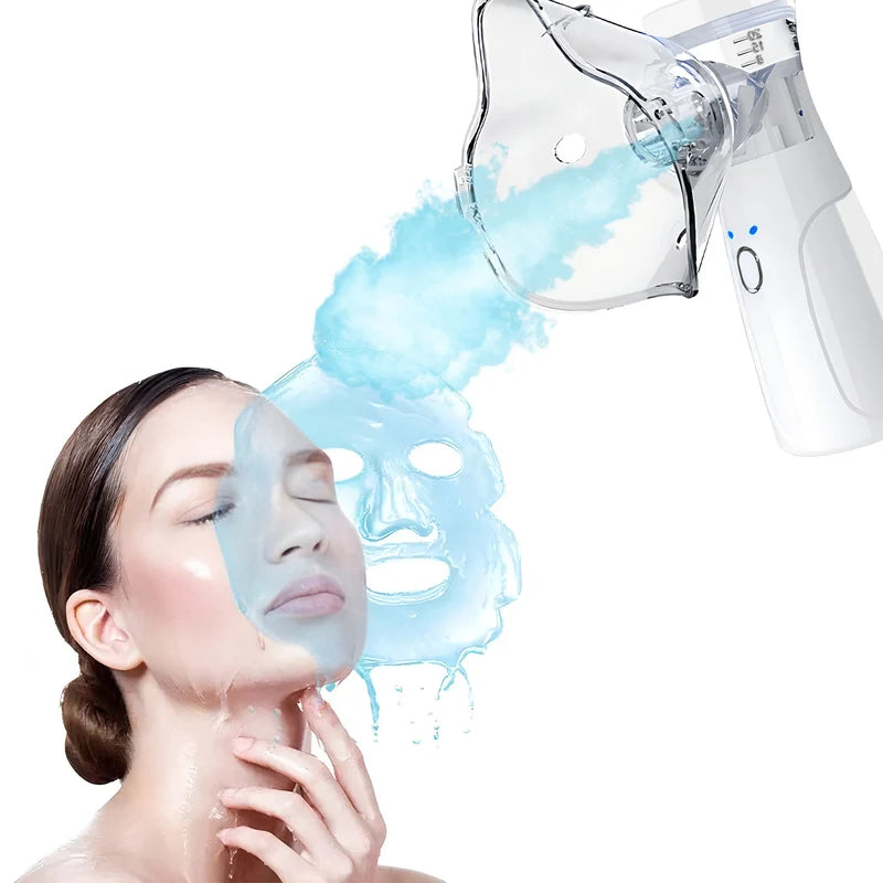Nano Mist Facial Steamer Handheld Hydrating Skin Care Portable Humidifier