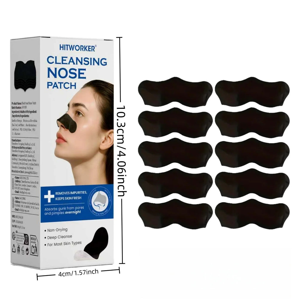 Alcohol-Free Nose Cleaning Strips - Deep Pore Cleansing & Oil Removal