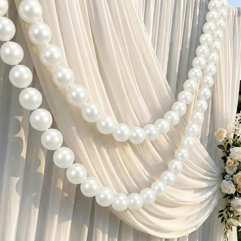 20PCS Pearl String Hanging Decoration for Wedding Backdrops and Parties