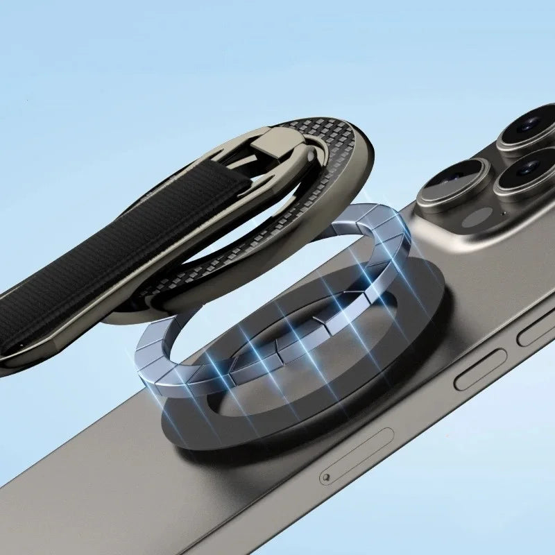 Magnetic Foldable Phone Stand Holder for iPhone - Rotatable Desk Buckle
