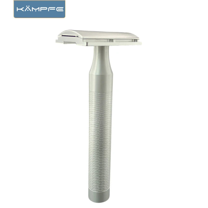 Vintage Aluminum Safety Razor Double Edge Men's Wet Shaving Razor