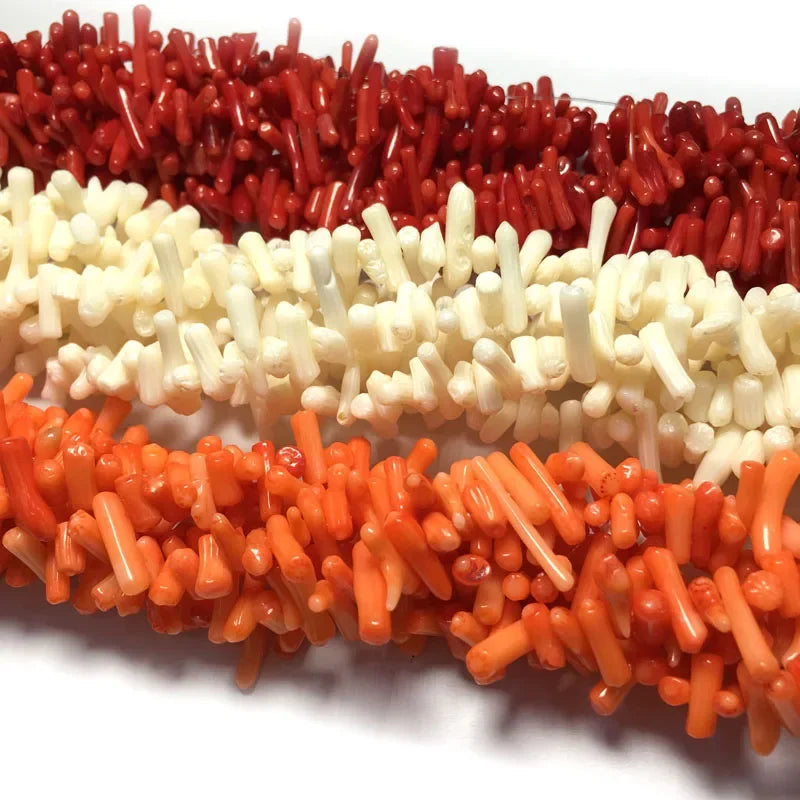 Natural Stone Coral Beads for Jewelry Making Irregular Shape Loose Beads DIY Necklace Bracelet Crafting