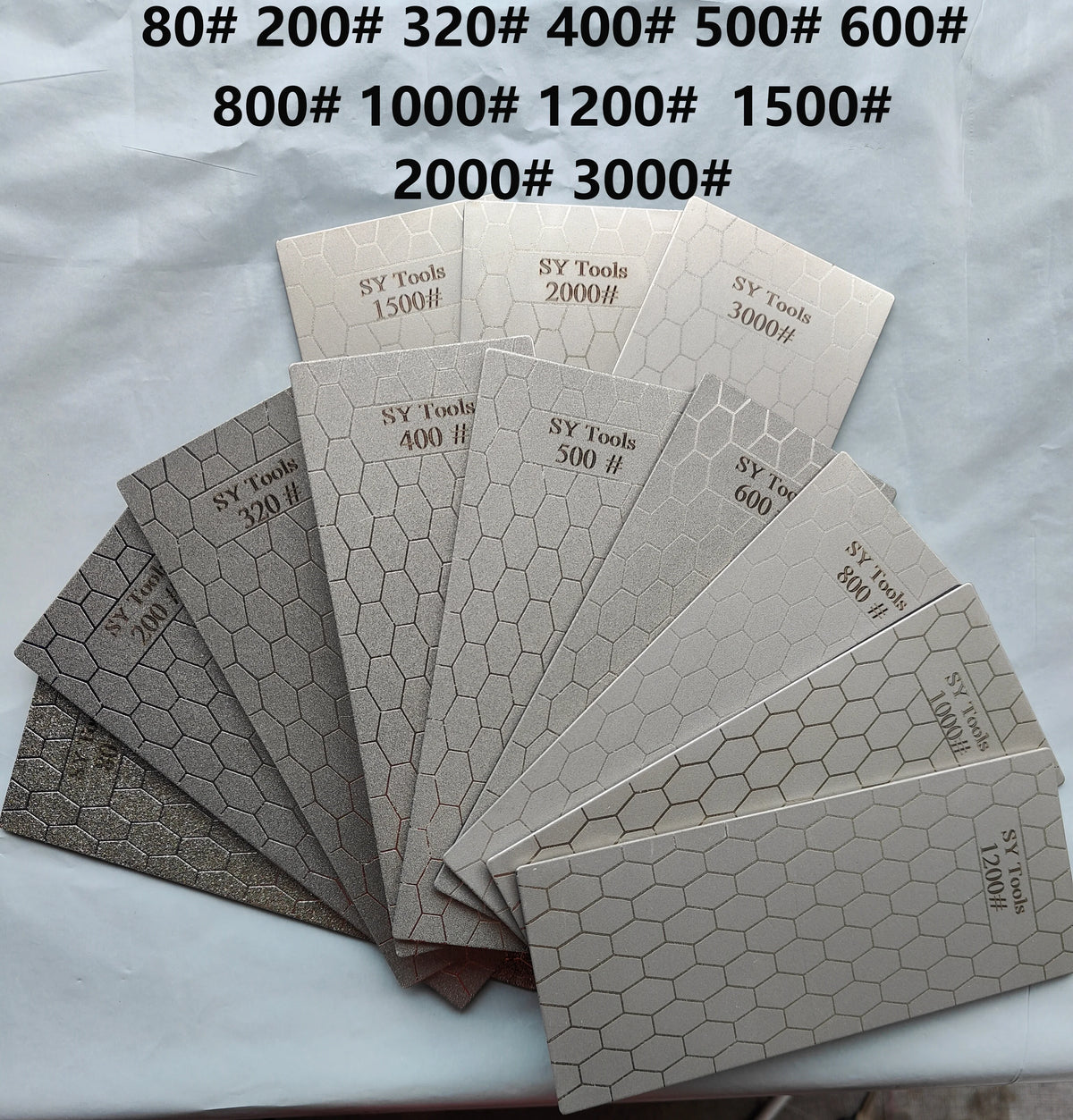 Diamond Honeycomb Pattern Knife Sharpening Stone Set - Fast & Precise Kitchen Tool