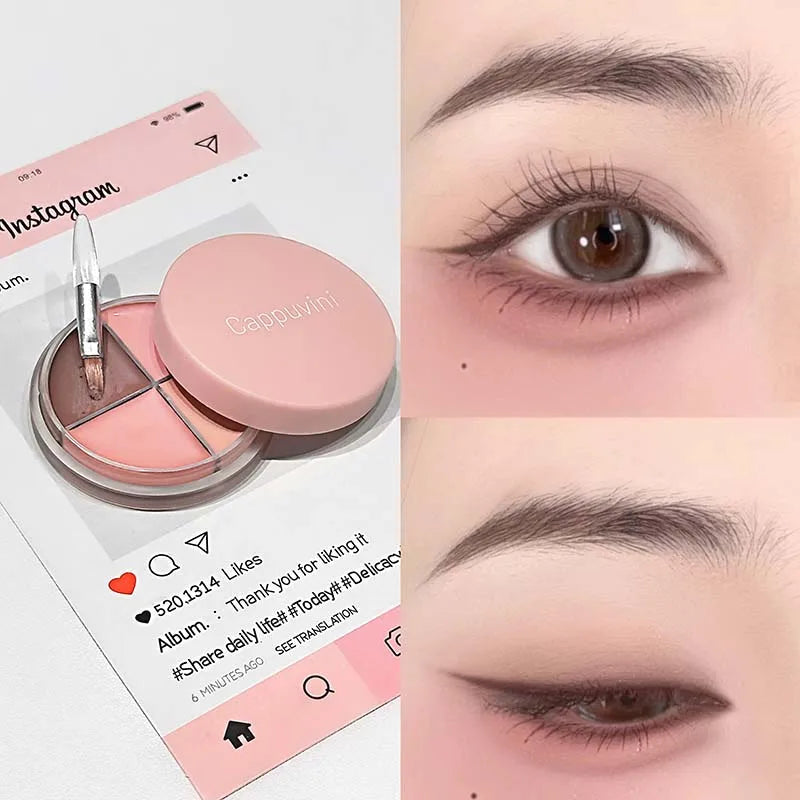 Matte Waterproof Eyeliner Pencil - Long-Lasting Smudge-Proof Natural Eye Makeup