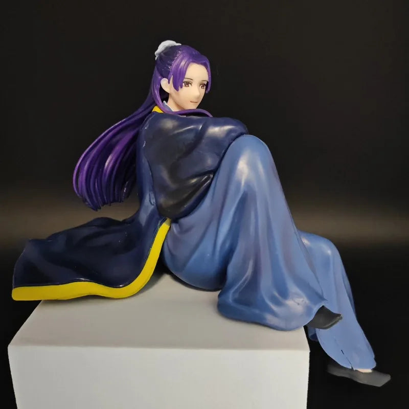 Anime PVC Figure Sitting Pose Collectible Toy for Fans - 15.5cm