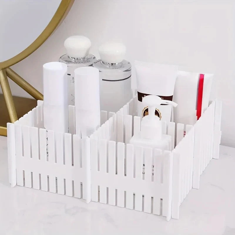 Adjustable Drawer Divider Storage Rack for Bedroom Cabinet Organization