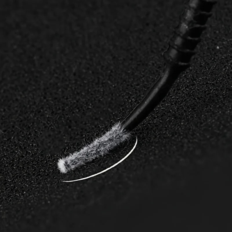 200pcs Eyelash Cleaning Brushes Micro Cotton Swabs for Makeup Removal & Beauty Care