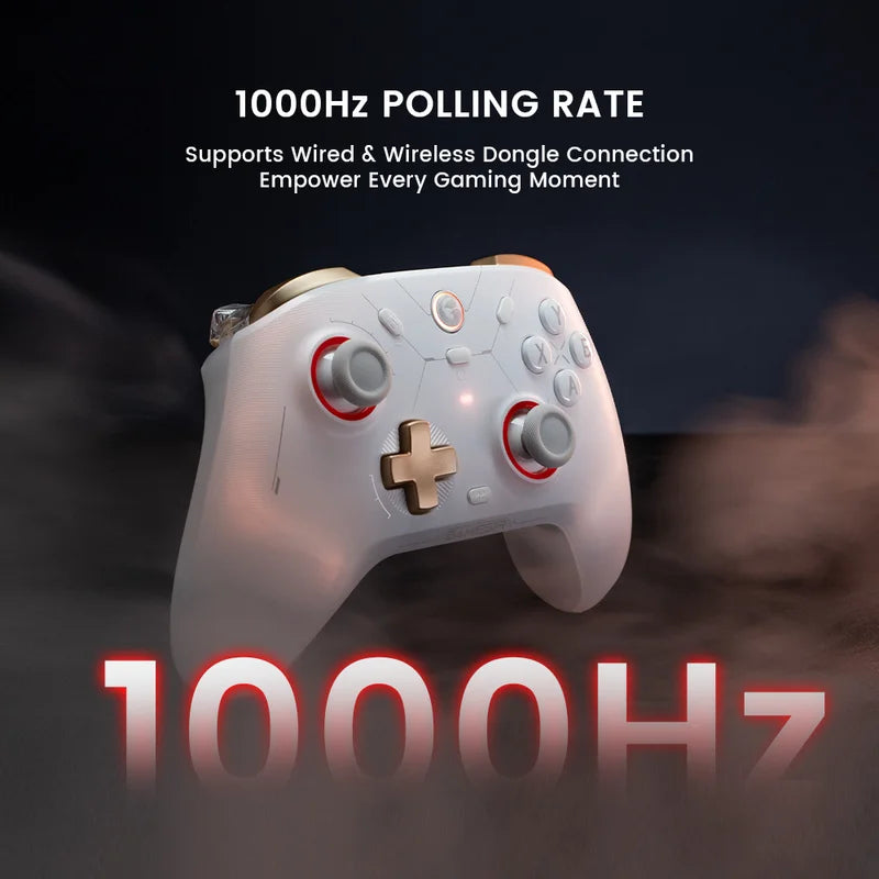 Wireless Game Controller for Nintendo Switch, PC, iOS & Android - Tri-Mode, Hall Effect Sticks