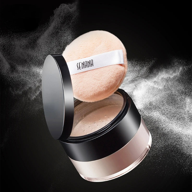 Hydrating Flawless Setting Powder - Natural Nude Finish Oil Control Face Makeup