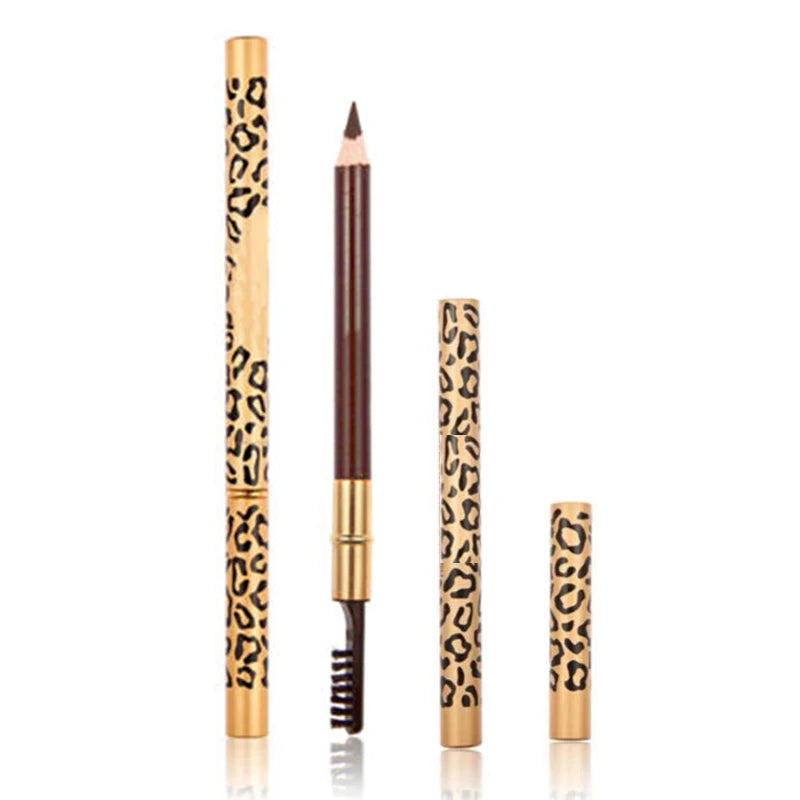 Waterproof Double Head Eyebrow Pencil for Natural, Long-Lasting Brows - No Blooming, Sweatproof, Shaping Makeup Tool