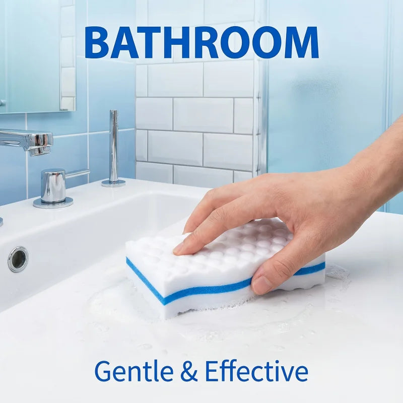 Multi-Purpose Melamine Sponge Eraser Set for Kitchen & Bathroom Cleaning - 10/20/30 pcs