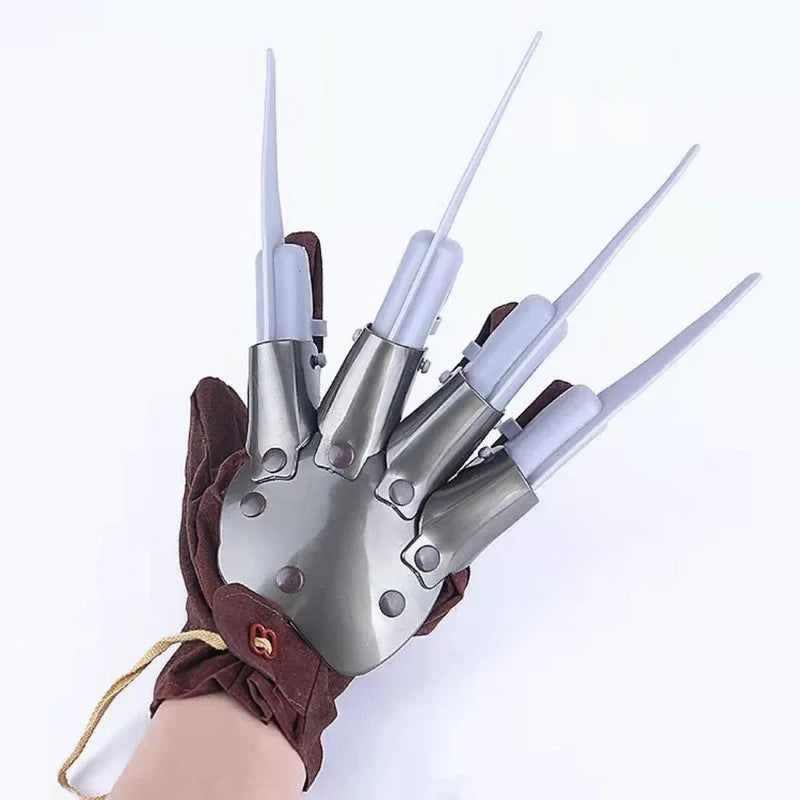 Freddy Krueger Halloween Claw Gloves Prop for Cosplay and Costume