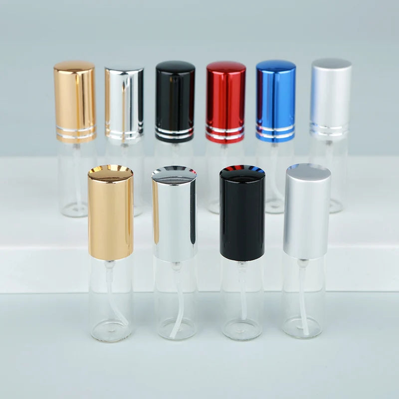 100Pcs 5ml Portable Empty Perfume Spray Bottles Travel Cosmetic Refillable Mini Parfum Bottles
