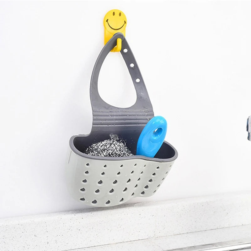 Kitchen Sink Sponge Holder Organizer Under Sink Storage Accessory