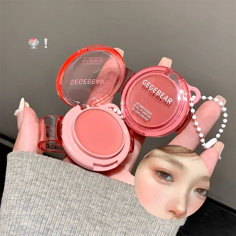 Multi-Use Lip & Cheek Cream Blush - Matte Lipstick & Rouge Makeup