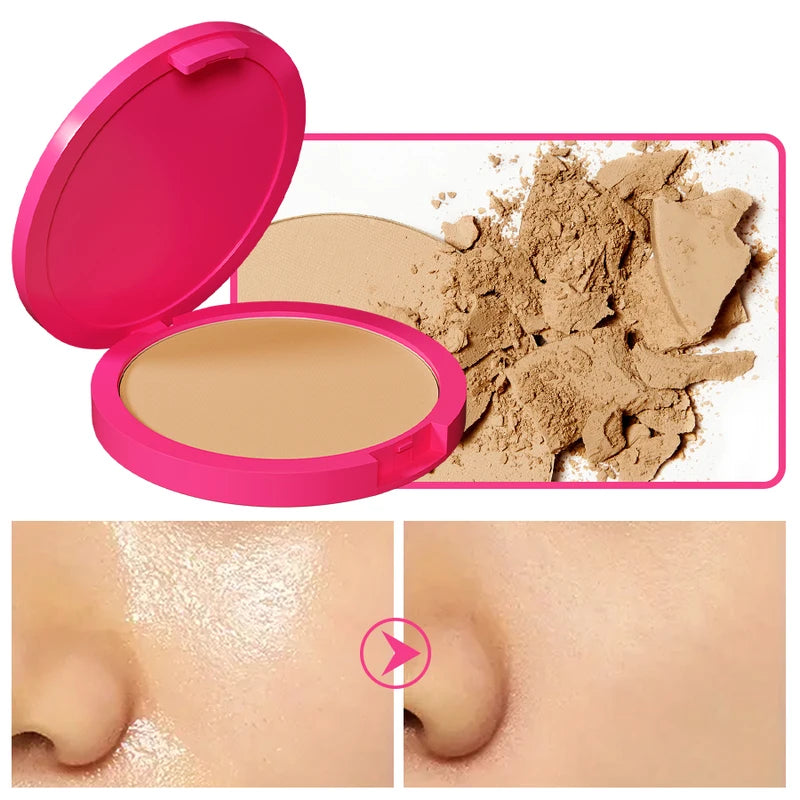 Oil Control Matte Face Powder Long Lasting Full Coverage Set - Multiple Colors