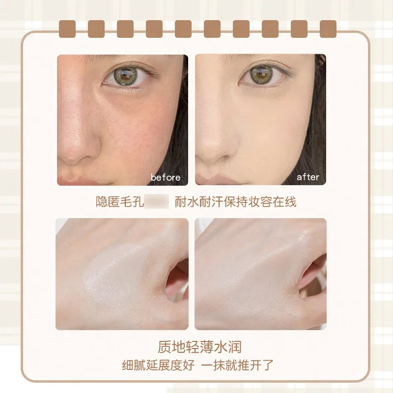 Deluxe Natural Face Powder Makeup Set for Student Parties - Easy to Apply