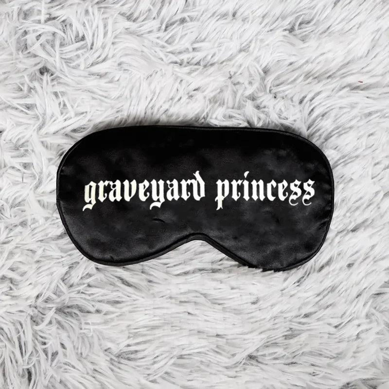 Gothic Spooky Eye Masks for Halloween Party & Sleep - Silk Sleep Mask