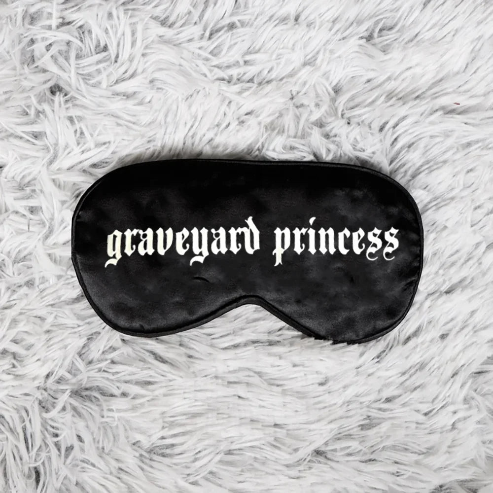 Gothic Spooky Eye Masks for Halloween Party & Sleep - Silk Sleep Mask