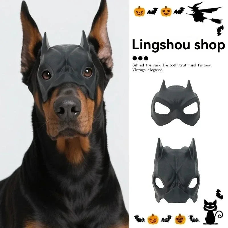 Pet Bat Mask Cosplay Costume for Cats & Dogs - Fun Halloween Party Accessory