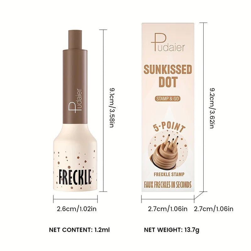 Waterproof Freckle Stamp Makeup Pen for Natural Look, Long Lasting & Sweatproof