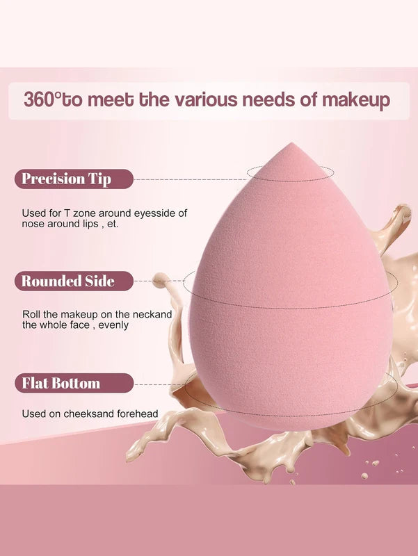 Makeup Blender Sponge for Foundation & Concealer - Cosmetic Beauty Tool