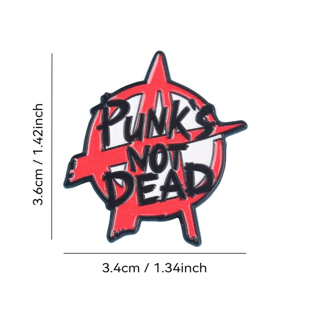 Vintage Rock Band Logo Enamel Pin Pack - Music Lapel Brooches for Fans