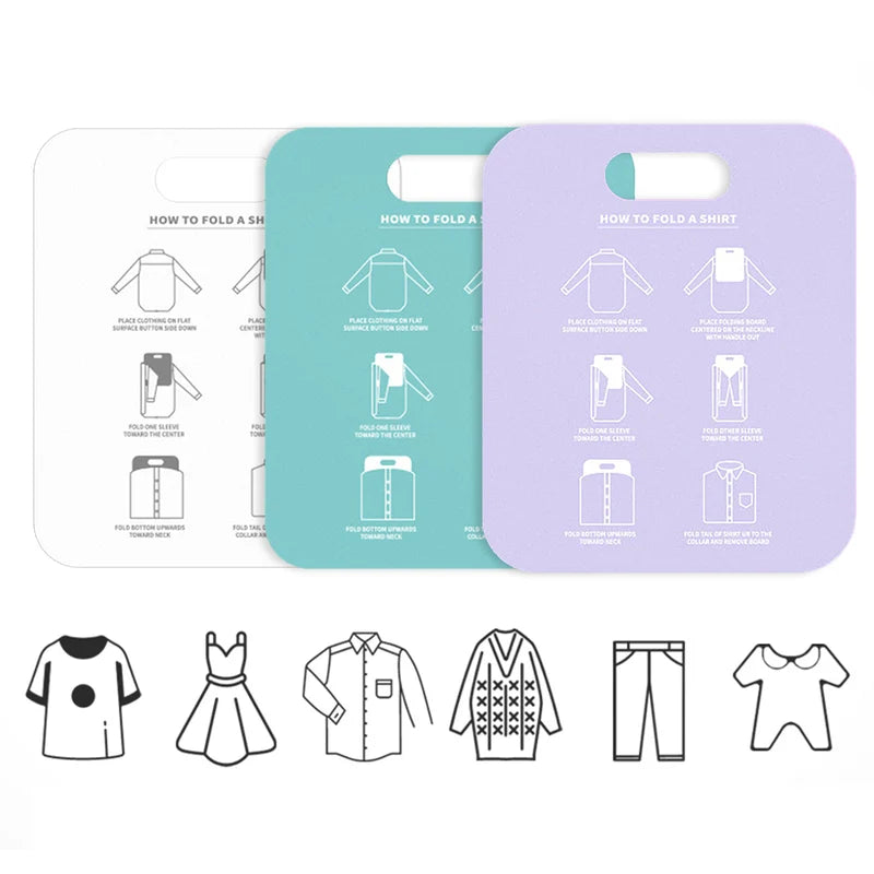 Kids Clothes Folding Board 68cm/48cm Laundry Organizer Neat Storage Tool