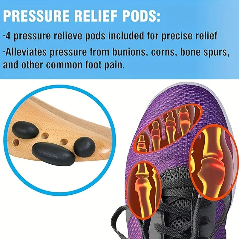Wooden Shoe Stretcher for Men and Women Wide Feet Bunions Calluses Adjustable