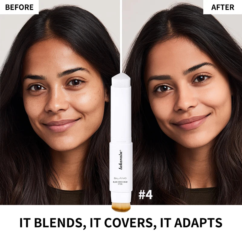 Dual-Ended Color Changing Foundation Stick - Buildable, Lightweight, Skin Tone Makeup