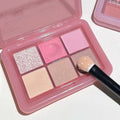 Colorful Glitter & Matte Eyeshadow Palette with 4 Shades for Makeup