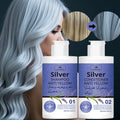 Silver Anti-Yellow Hair Shampoo & Conditioner Set – Neutralize Brassiness & Maintain Blonde Tones