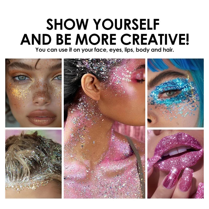 High-Gloss Glitter Gel Stick for Eyes Face & Body - Multiple Colors