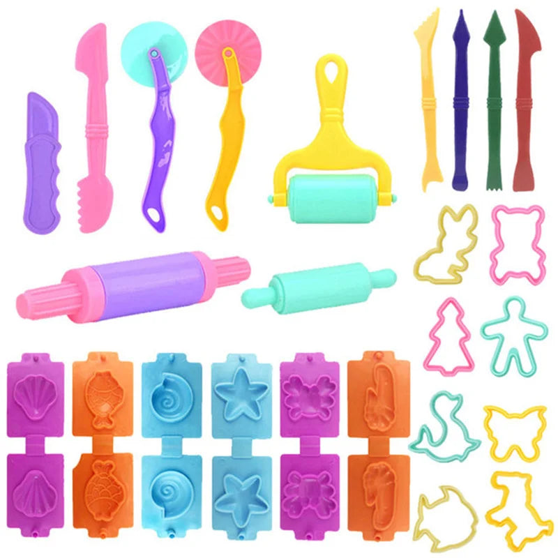 Playdough Tool Set for Kids with Animal Cutters and Mold Accessories