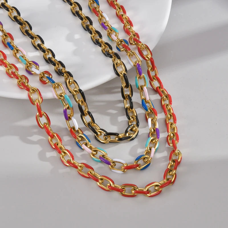Adjustable Stainless Steel Chain Bracelet for Women - Elegant Jewelry Gift