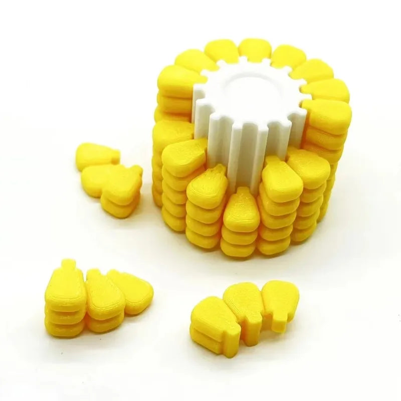 3D Corn Puzzle Stress Relieving Brain Teaser Toy - Developmental Jigsaw Game